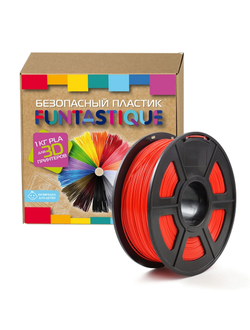 Катушка пластиковая Funtastique PLA-1KG-RD,1.75 мм,1 кг (Красный)