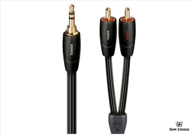 AudioQuest TOWER аудио кабель 3.5mini-2RCA, 1 м.