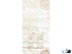 Плитка настенная Belani Папирус Декор белый 300х600 мм с золотом купить со скидкой в магазине Marysя