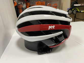 Шлем JET HAWKER, White/Red