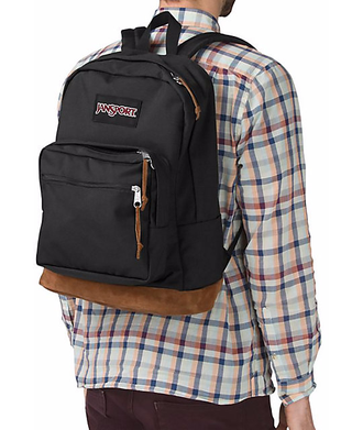 jansport right pack black chernyj