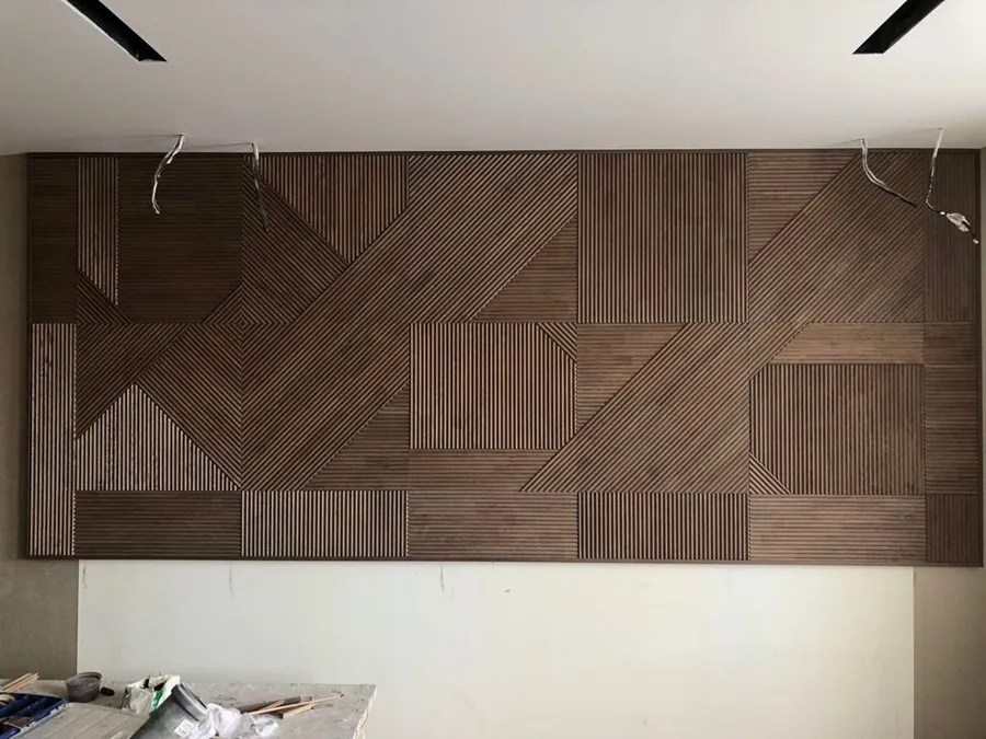 Фрезерованные панели из термоясеня, г. Москва