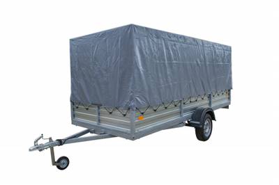 Прицеп двухосный РУСИЧ 405Д / 4000 х 1500 мм / 750 кг / оцинкованный