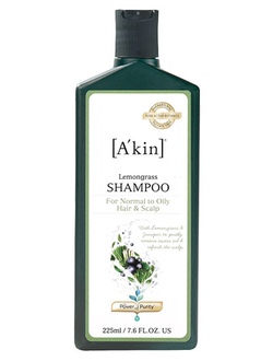 A`kin Lemongrass Шампунь для нормальных и жирных волос