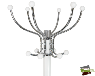 Вешалка напольная DOBRIN BONNY, белый мрамор, белый