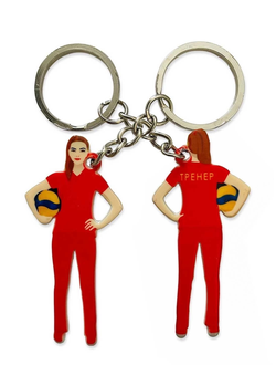 Брелок металлический ТРЕНЕР (жен)