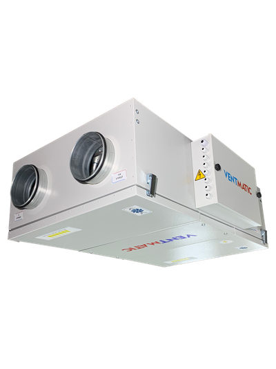 VMPVU-E-RR-500-3.0/1-1 КОМПАКТНАЯ ПРИТОЧНО-ВЫТЯЖНАЯ УСТАНОВКА С РОТОРНЫМ РЕКУПЕРАТОРОМ 500 м3/ч, 3,0 kW/230VAC