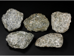 Кварц-слюдяной сланец в ассортименте, Россия, Северный Кавказ, КЧР, река Малый Блыб (40-50 мм, 30-40 г) №29784