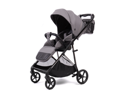 Коляска прогулочная и автокресло Peppy Amici (Grey) рама Black Chrome