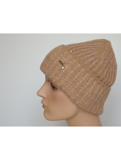 Шапка Vizio 1106 CRYO горчичная с отворотом