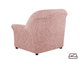 Чехол на кресло Микрофибра Премиум Пепельно-розовый. Защита мягкой мебели от животных. ИТАЛИЯ