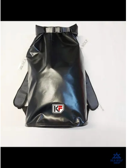 ГермоРюкзак 100л KF ПВХ-750 100*30*40 со спинкой, черный