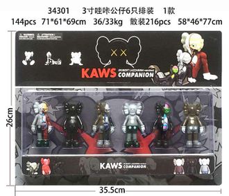 Набор фигурок KAWS  6in1