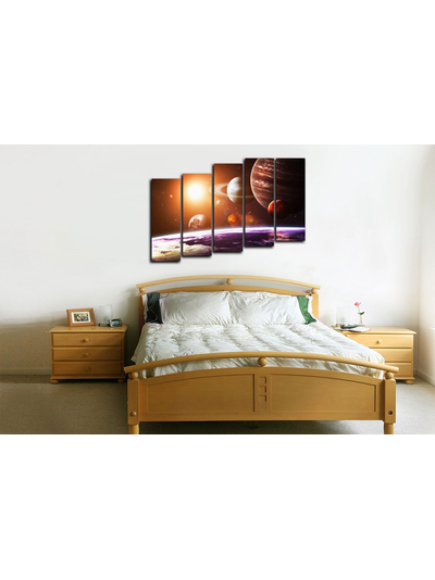 Модульная картина "Прекрасная галактика"