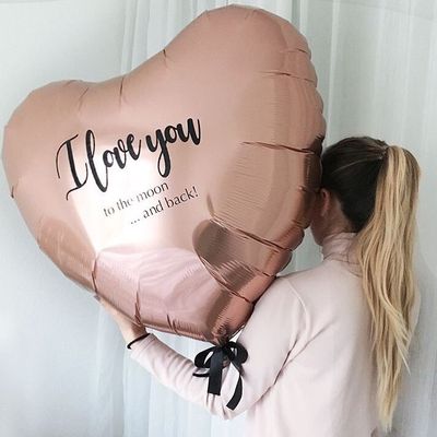 Большое сердце с надписью