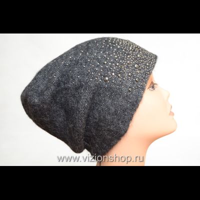 Итальянская шапка зима 2018 - 2019 Vizio Италия 6110 антрацит