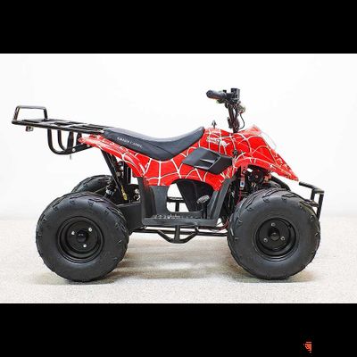 Квадроцикл GreenCamel Gobi K51 (30Ah 36V 800W R7 Цепь) быстросъем, ножной тормоз, красный паук