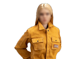 Женский комплект с комбинезоном (желтый) 1/6 Work-Wear Set (Turmeric) (VCL-1004B) - VERYCOOL