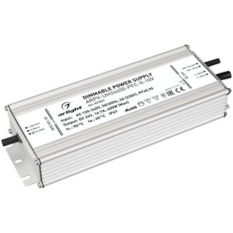 ИПН Arlight ARPV-UH24400-PFC-0-10V (24V, 16.7A, 400W) (IP67 Металл)