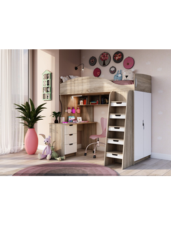 Кровать - чердак "Сэнди" (МК Стиль)