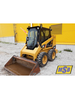 Стекло лобовое правое на Caterpillar 216B, Caterpillar 226B, Caterpillar 232B, Caterpillar 236B