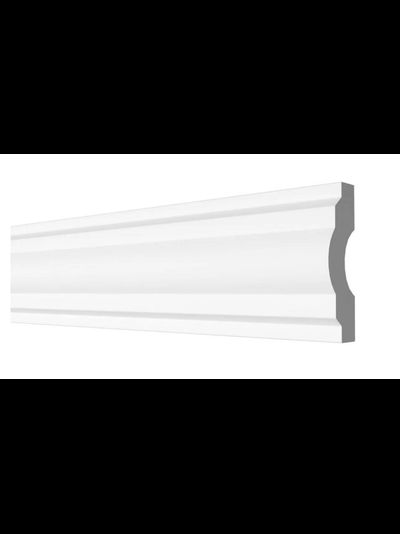 Молдинг Decor Dizain DD23, дюрополимерный, влагостойкий, под покраску, длина 2 м