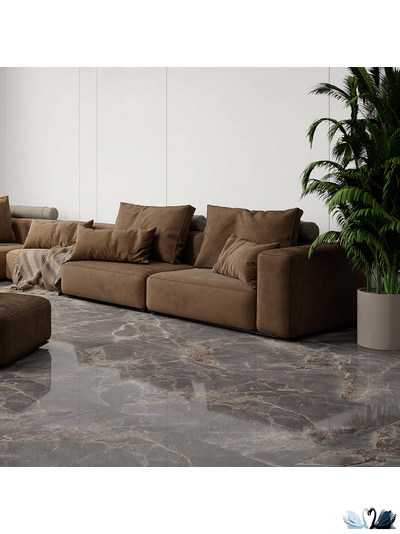 Керамогранит Laparet Nebula Grey 80 х 160 см полированный под мрамор