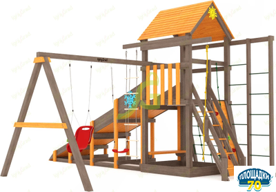 Всесезонная площадка IgraGrad С Fort с сеткой SF2