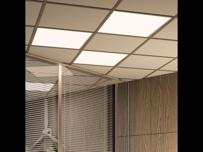 Светильник офисный Gauss 40W 3800lm 4000K IP40 595*595*23mm матовый с равномерной засветкой 842161240