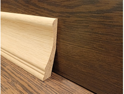 Плинтус 100х20(25х95) из массива дуба (Экстра)