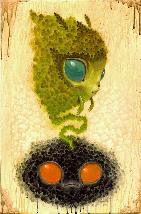 Необычные, мифические существа. Фэнтези существа. Иллюстрации