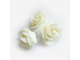 Головка розы (3-4 см.) из зефирного фоамирана Цвет: айвори