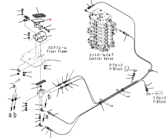 20Y-53-14220  Педаль акселератора   KOMATSU PC200-8