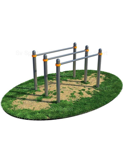 Спортивный комплекс Sv Sport Workout брусья тройные ВОРК12