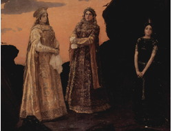 Купить картину обогреватель, репродукция Васнецова Три царевны