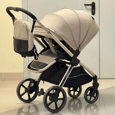 Детская коляска 3 в 1 Luxmom 999 Бежевый