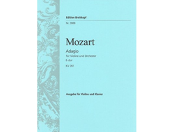 Mozart, Wolfgang Amadeus Adagio E-Dur KV261 für Violine und Orchester für Violine und Klavier