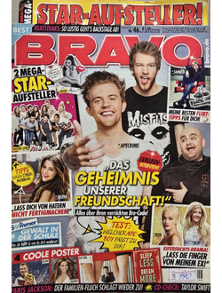 Bravo Magazine Issue 46 2014 Apecrime, Samu, Selena Gomez, Ariana Grande, YouTube-Gang, Rita, Ellie, Kay One, Taylor Swift