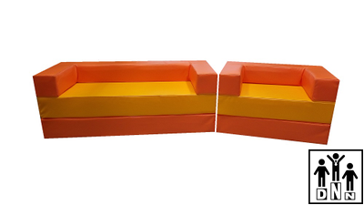 Детская игровая мебель Малыш желтый / оранжевый DNN