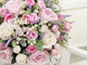Розовая Композиция из искусственных цветов - Айлин № МС001 - купить в Москве
