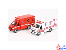 Ambulance (12 шт. в коробке) (KINSMART) арт. KS5259D