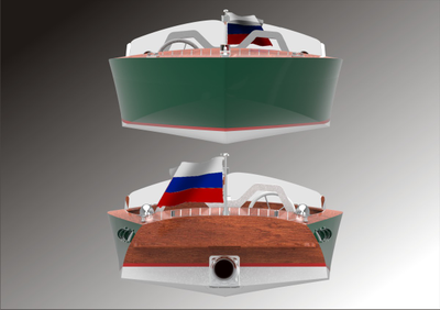 Моторная лодка с водометным движителем Bullitt Jet