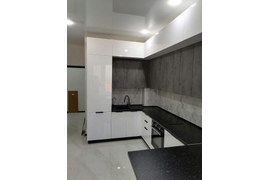 Кухня шторм с антресолями