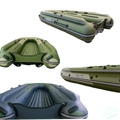 Лодка ПВХ Angler Reef Тритон S-Max 370FiND с интегрированным фальшбортом