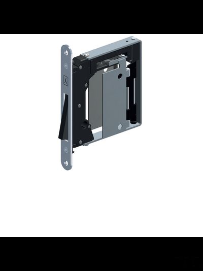 Магнитный замок B-NOHA MINI под фиксатор с отв.планкой 190 мм, матовый хром