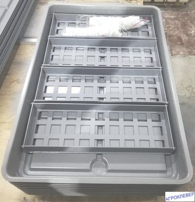 Многоразовый лоток для поддона 600х400 (39х13) для микрозелени