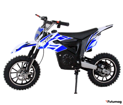 Электромотоцикл GreenCamel Питбайк DB300, 36V 800W R10 быстросъемная батарея синий