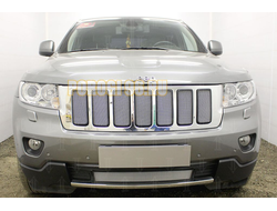 Защита радиатора Jeep Grand Cherokee IV (WK2) 2010-2013 chrome низ