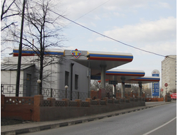 Реклама на АЗС в районе Южнопортовый