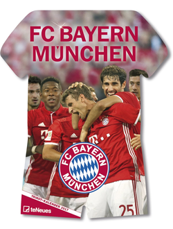 FC Bayern Trikot Official Календарь 2017 ИНОСТРАННЫЕ ПЕРЕКИДНЫЕ КАЛЕНДАРИ 2017, FC Bayern Trikot Off